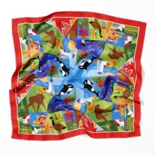 RUTA Silk Scarf Canada Voyage RUTA Silk Scarf Canada Voyage