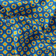 RUTA-Silk-Scarf-65-UA-Stars-Night(closeup) Ukrainian Night Stars Silk Scarf Closeup